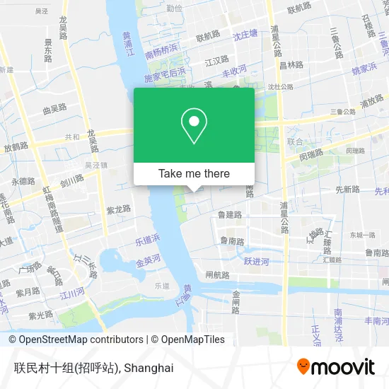 联民村十组(招呼站) map