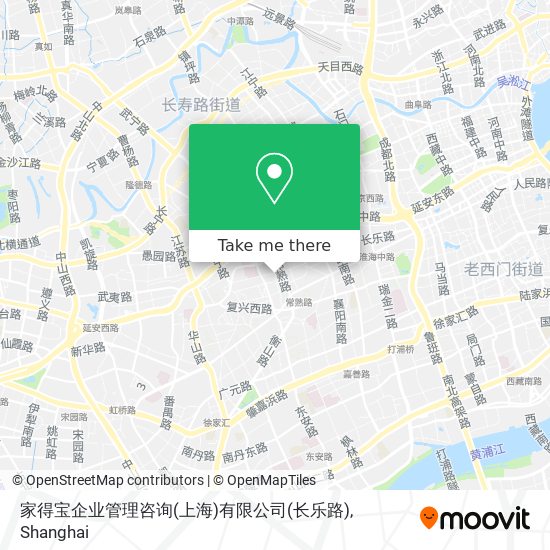 家得宝企业管理咨询(上海)有限公司(长乐路) map
