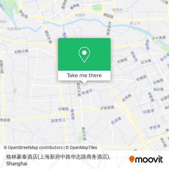 格林豪泰酒店(上海新府中路华志路商务酒店) map