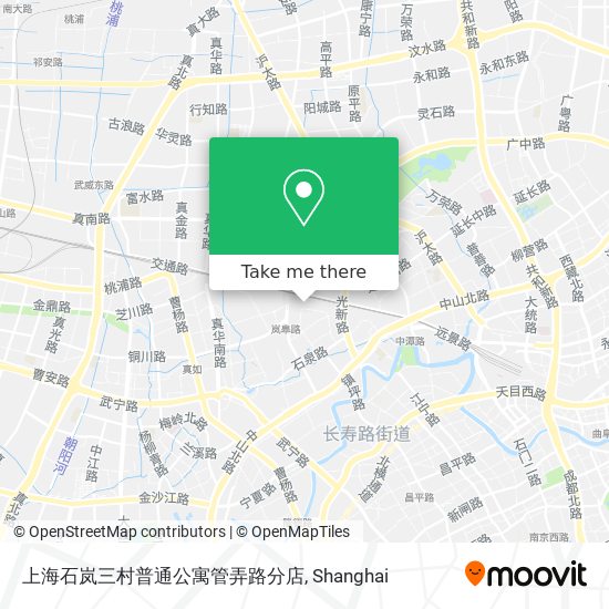 上海石岚三村普通公寓管弄路分店 map