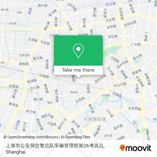 上海市公安局交警总队车辆管理所第26考试点 map