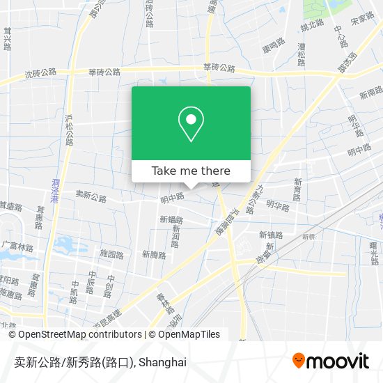 卖新公路/新秀路(路口) map