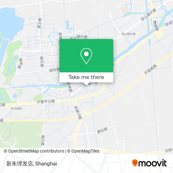 新朱理发店 map