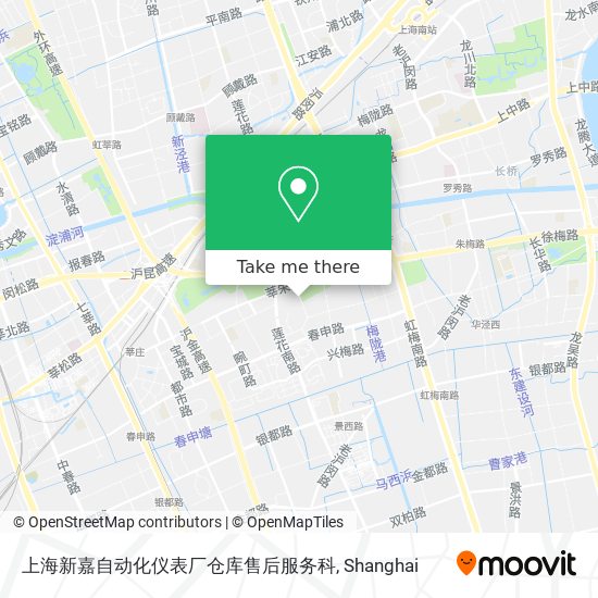 上海新嘉自动化仪表厂仓库售后服务科 map