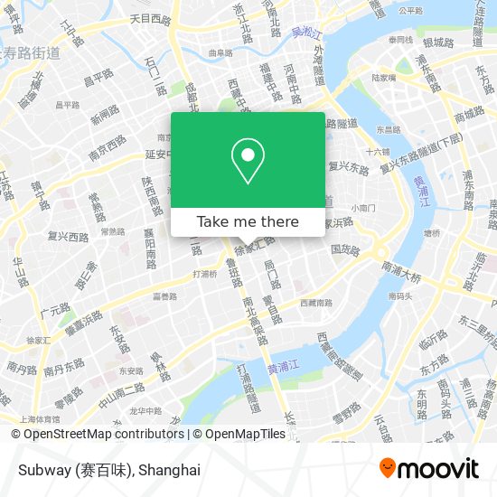 Subway (赛百味) map