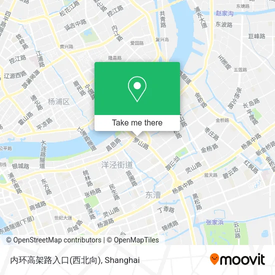 内环高架路入口(西北向) map