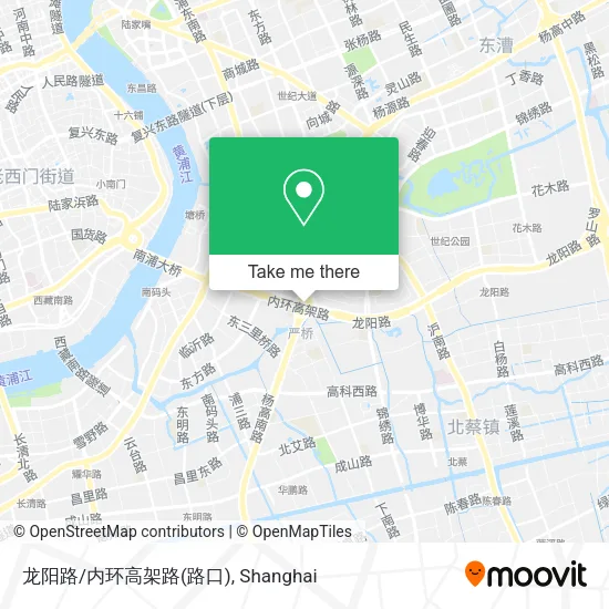 龙阳路/内环高架路(路口) map