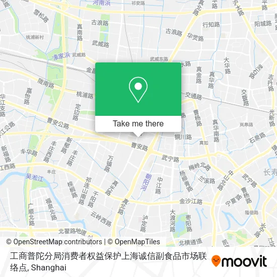 工商普陀分局消费者权益保护上海诚信副食品市场联络点 map