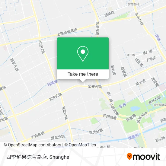 四季鲜果陈宝路店 map
