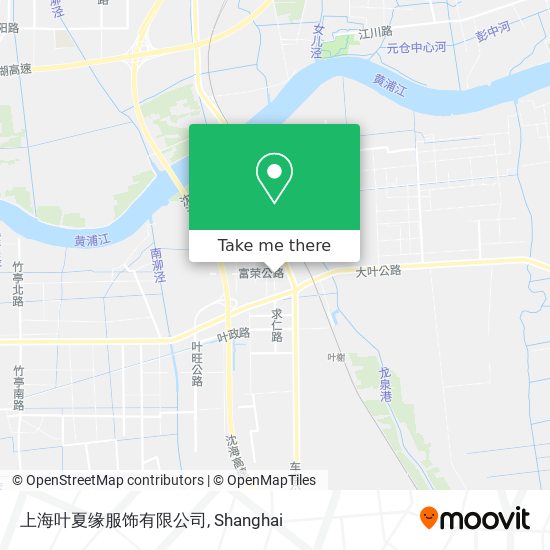 上海叶夏缘服饰有限公司 map