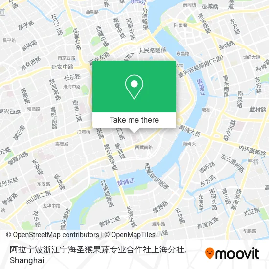 阿拉宁波浙江宁海圣猴果蔬专业合作社上海分社 map