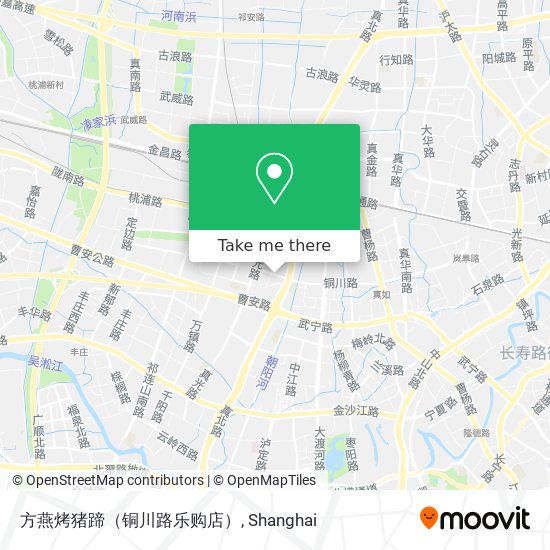 方燕烤猪蹄（铜川路乐购店） map