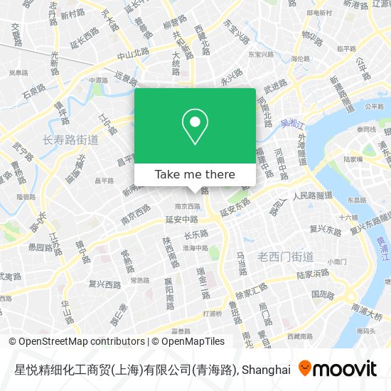 星悦精细化工商贸(上海)有限公司(青海路) map