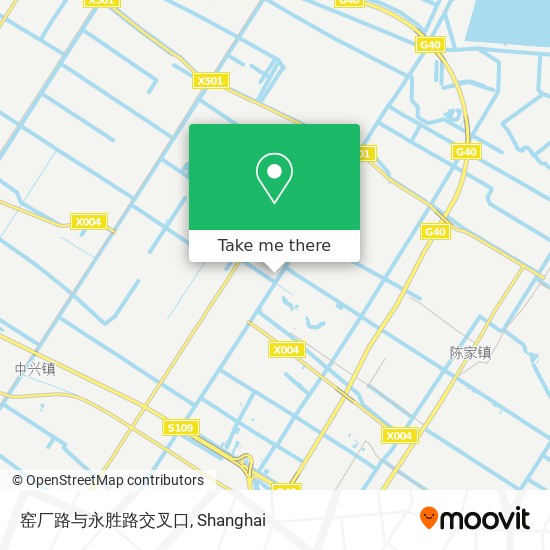 窑厂路与永胜路交叉口 map