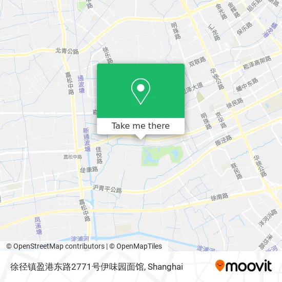 徐径镇盈港东路2771号伊味园面馆 map