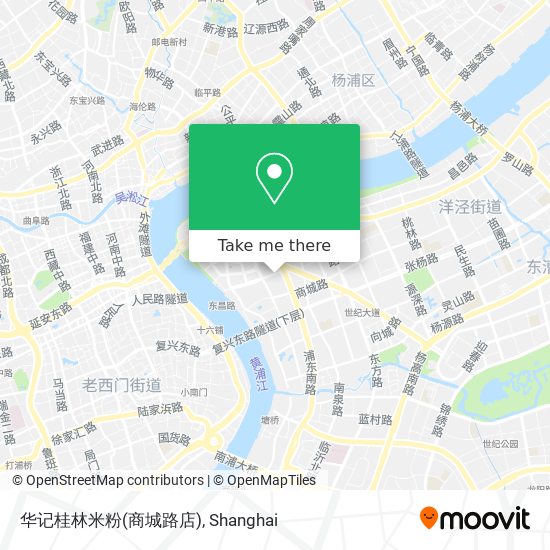 华记桂林米粉(商城路店) map