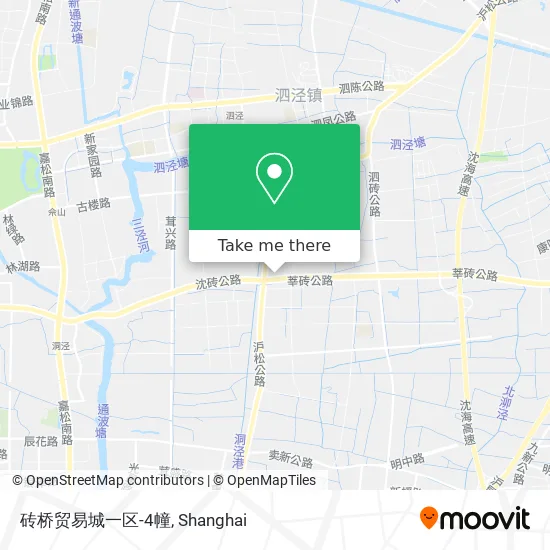 砖桥贸易城一区-4幢 map