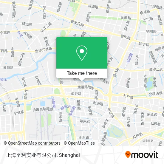 上海至利实业有限公司 map