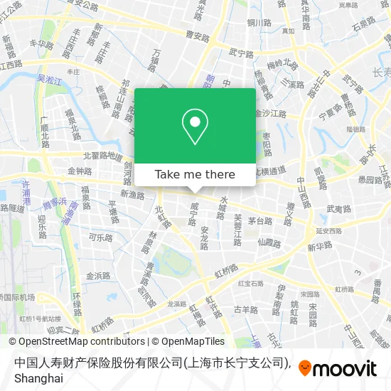 中国人寿财产保险股份有限公司(上海市长宁支公司) map