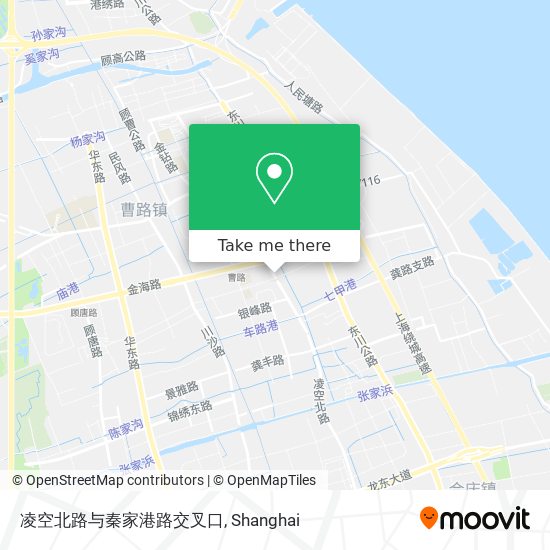 凌空北路与秦家港路交叉口 map