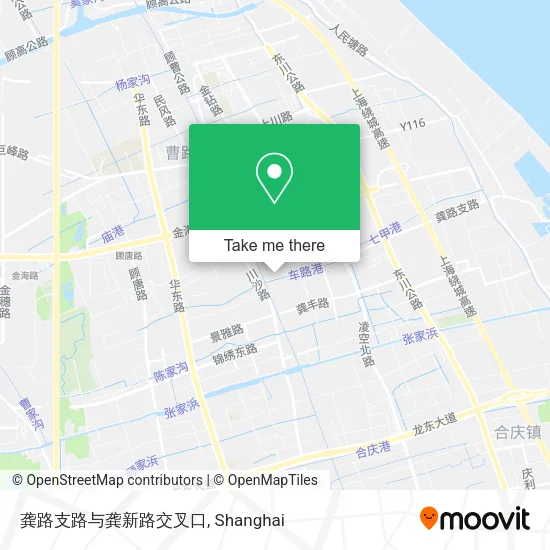 龚路支路与龚新路交叉口 map