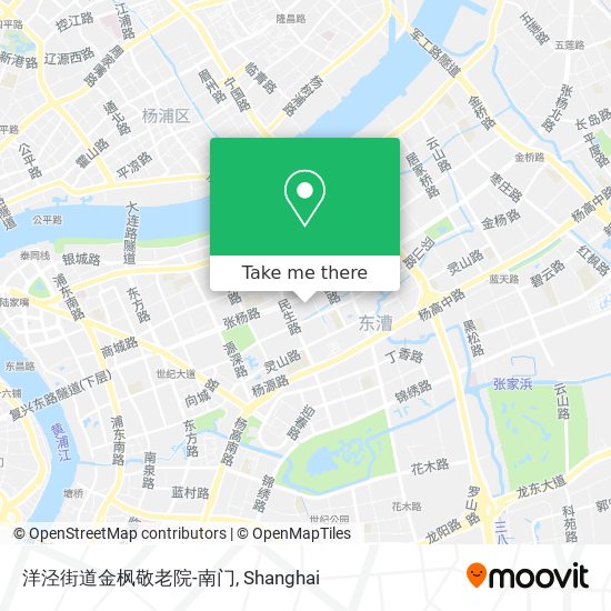 洋泾街道金枫敬老院-南门 map