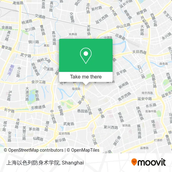 上海以色列防身术学院 map