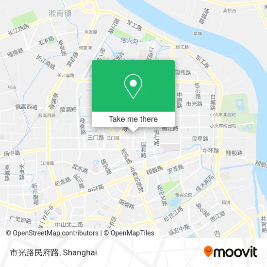 市光路民府路 map