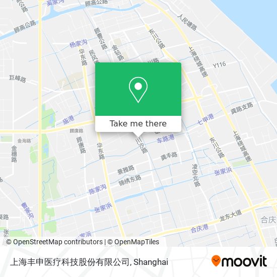上海丰申医疗科技股份有限公司 map