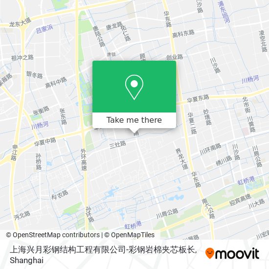 上海兴月彩钢结构工程有限公司-彩钢岩棉夹芯板长 map