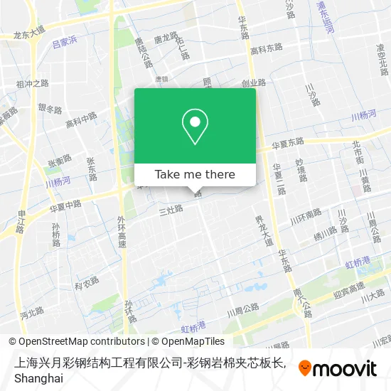 上海兴月彩钢结构工程有限公司-彩钢岩棉夹芯板长 map