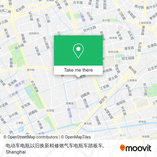 电动车电瓶以旧换新精修燃气车电瓶车踏板车 map