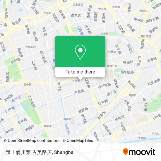 辣上瘾川菜 古美路店 map