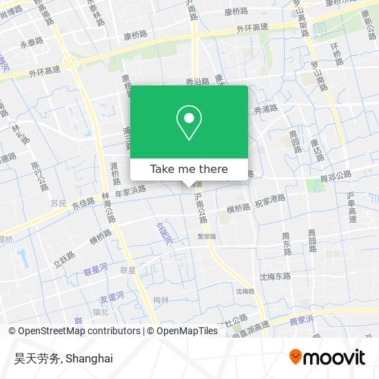 昊天劳务 map