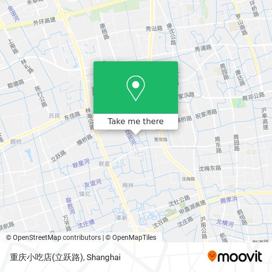 重庆小吃店(立跃路) map