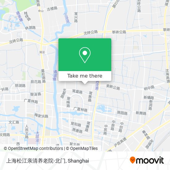 上海松江亲清养老院-北门 map