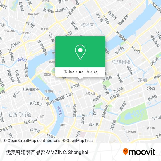 优美科建筑产品部-VMZINC map