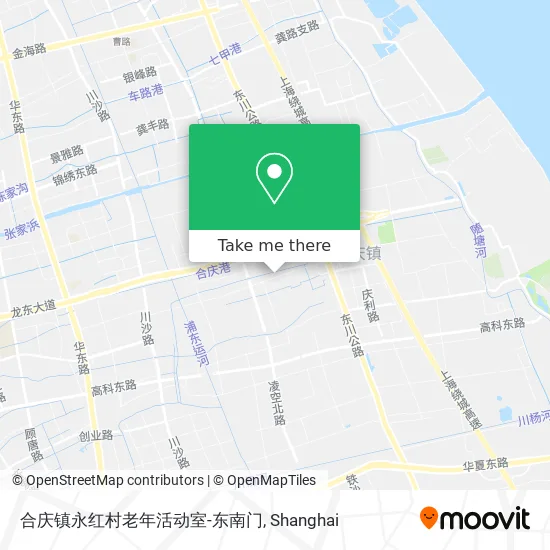 合庆镇永红村老年活动室-东南门 map