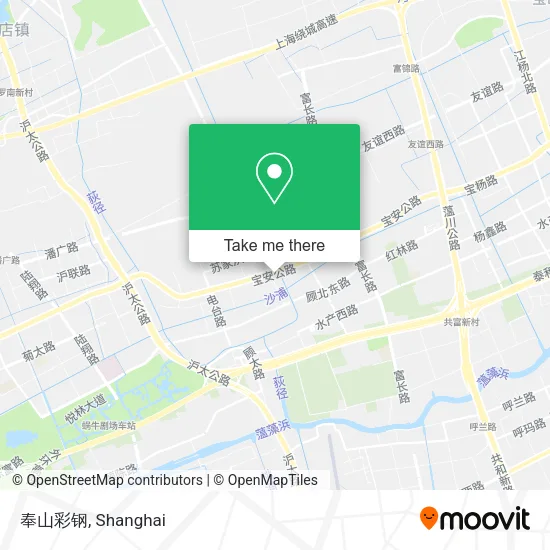 奉山彩钢 map