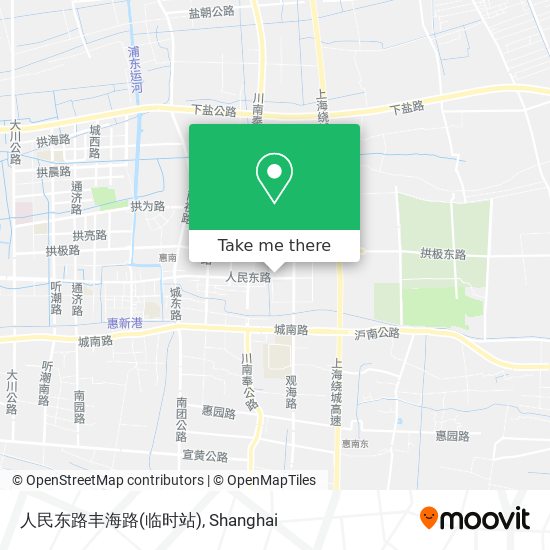 人民东路丰海路(临时站) map