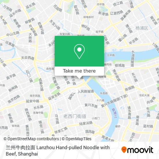 兰州牛肉拉面 Lanzhou Hand-pulled Noodle with Beef map