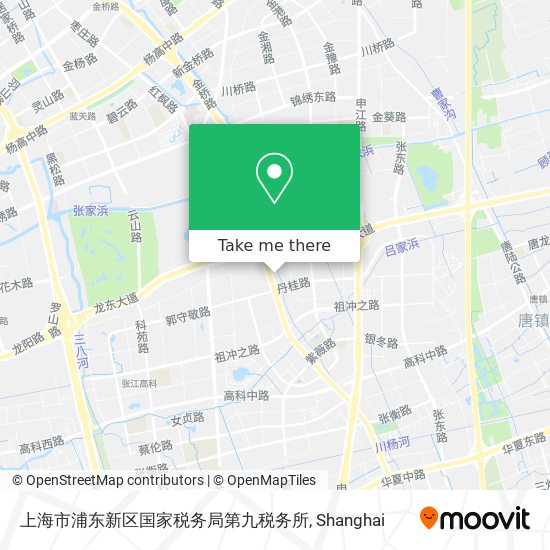 上海市浦东新区国家税务局第九税务所 map