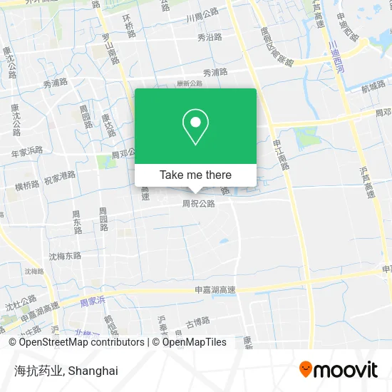 海抗药业 map