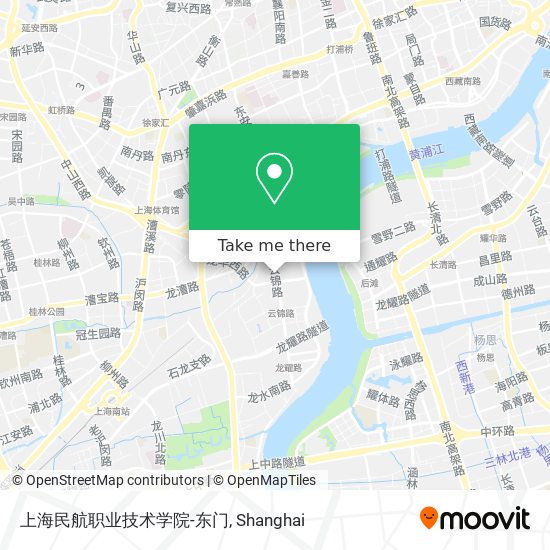 上海民航职业技术学院-东门 map