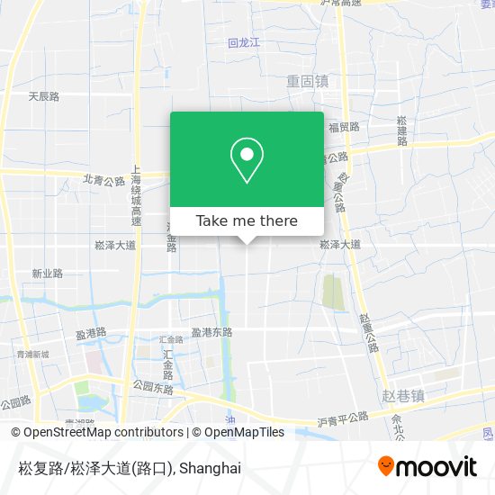 崧复路/崧泽大道(路口) map