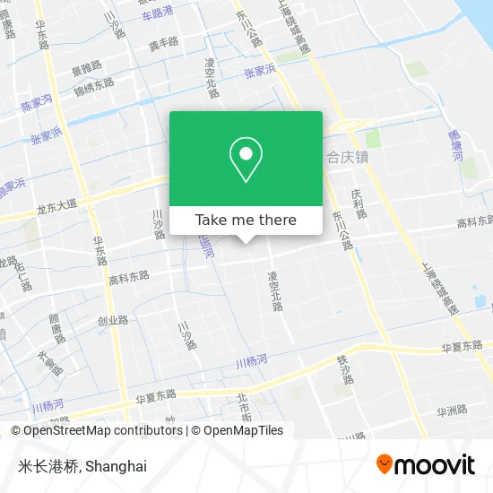 米长港桥 map