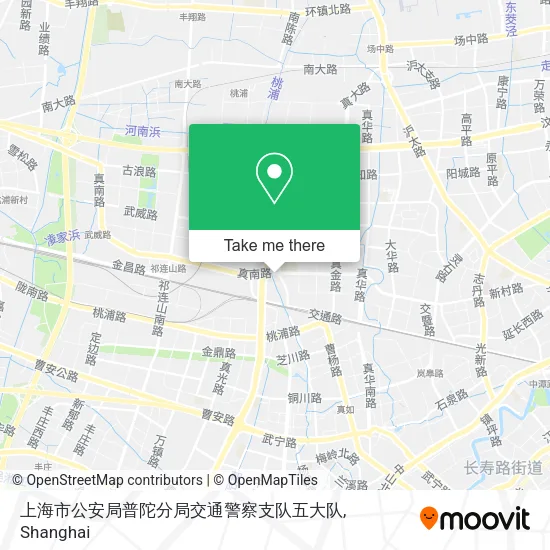 上海市公安局普陀分局交通警察支队五大队 map