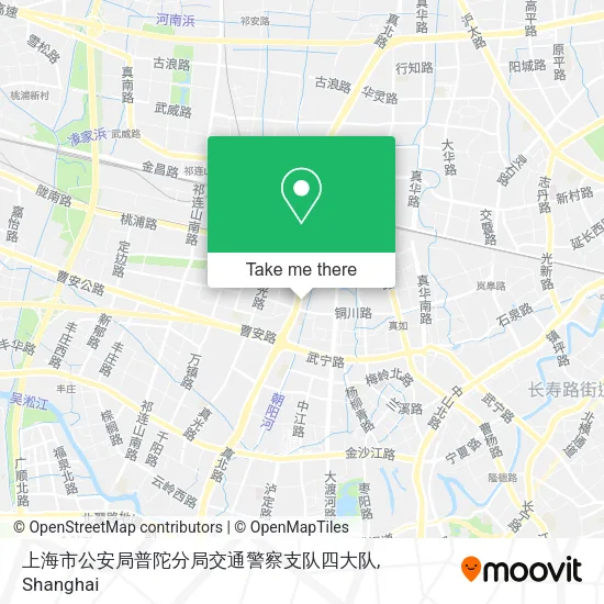 上海市公安局普陀分局交通警察支队四大队 map