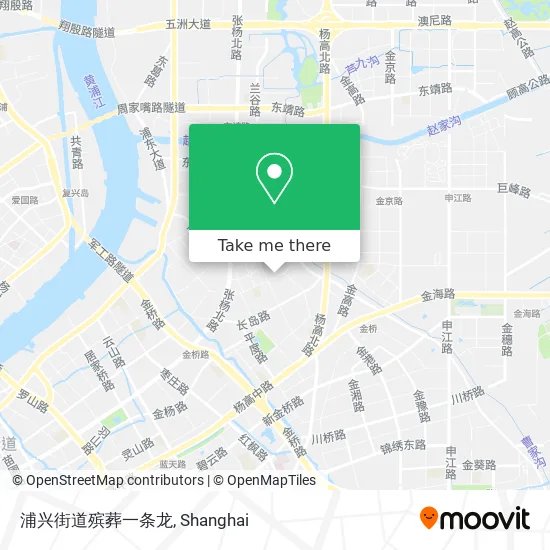 浦兴街道殡葬一条龙 map