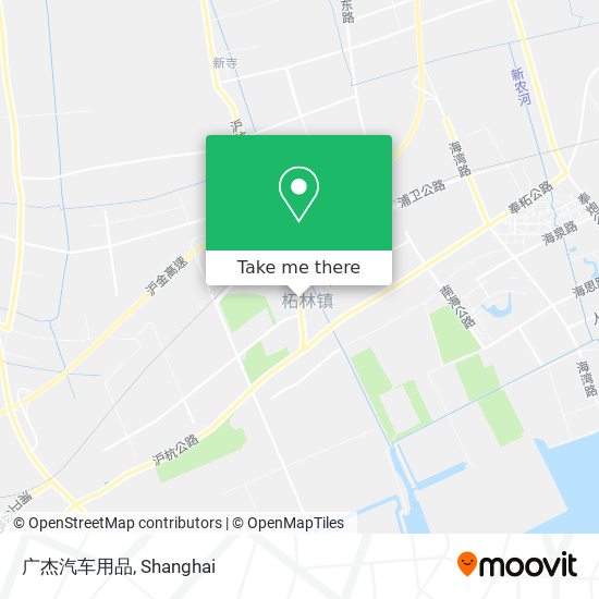 广杰汽车用品 map